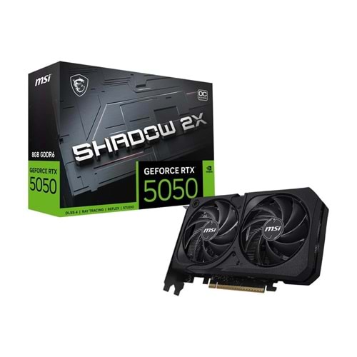 Ekran Kartı Msi Geforce Rtx5050 Shadow 2X OC 8GB GDDR6 128bit