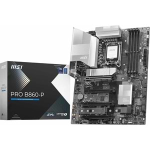 Anakart Msi PRO B860-P DDR5 8800+(OC)MHz Atx