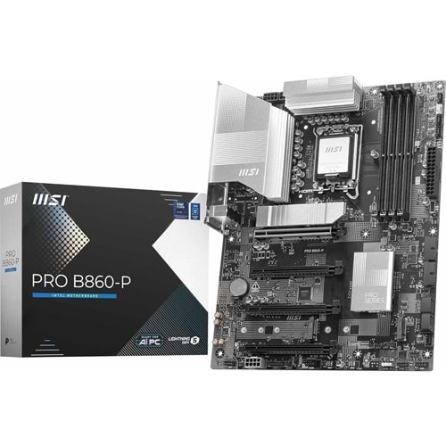 Anakart Msi PRO B860-P DDR5 8800+(OC)MHz Atx