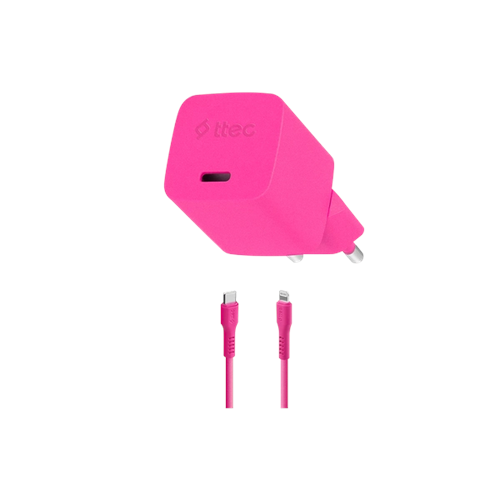 Şarj Cihazı Ttec 2SCG20LNP 20w GaN 5 Lighting Pembe