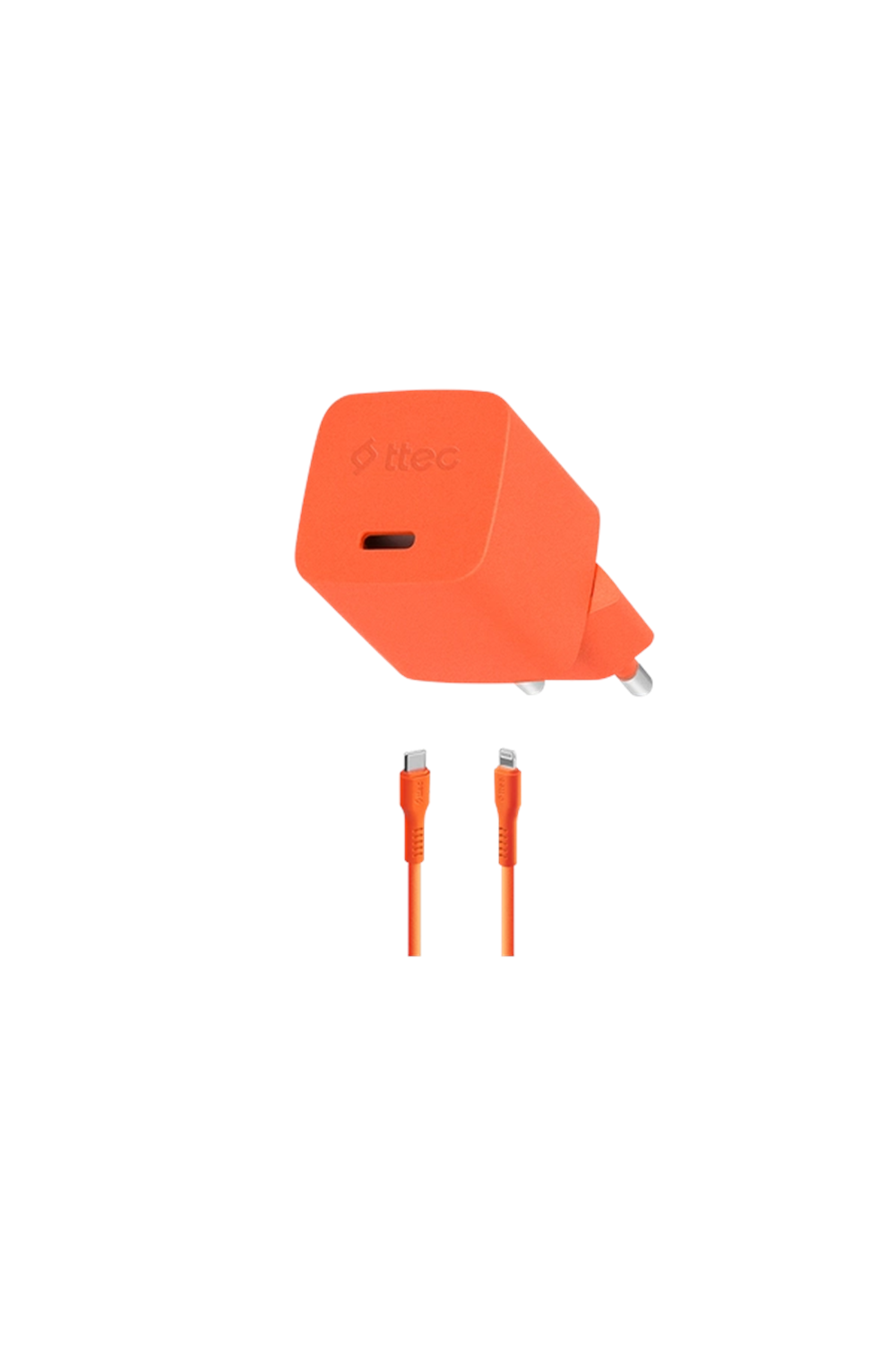 Şarj Cihazı Ttec 2SCG20LNT 20w GaN 5 Lighting Turuncu