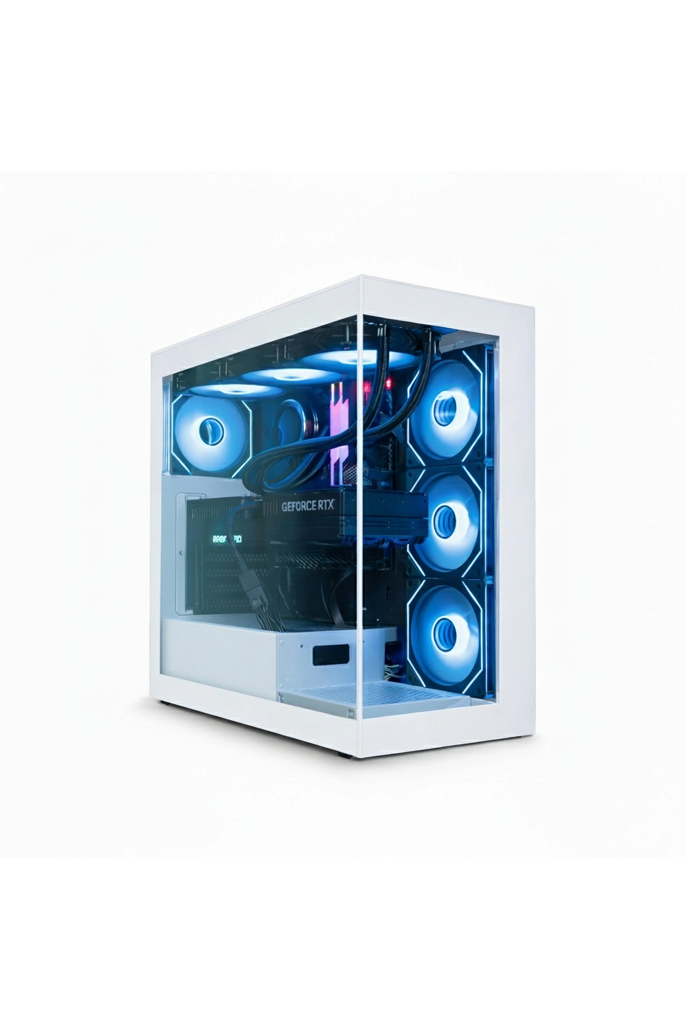 Kasa Aigo DS900 Beyaz GP-850W 80+ Bronze ARGB Mid Tower