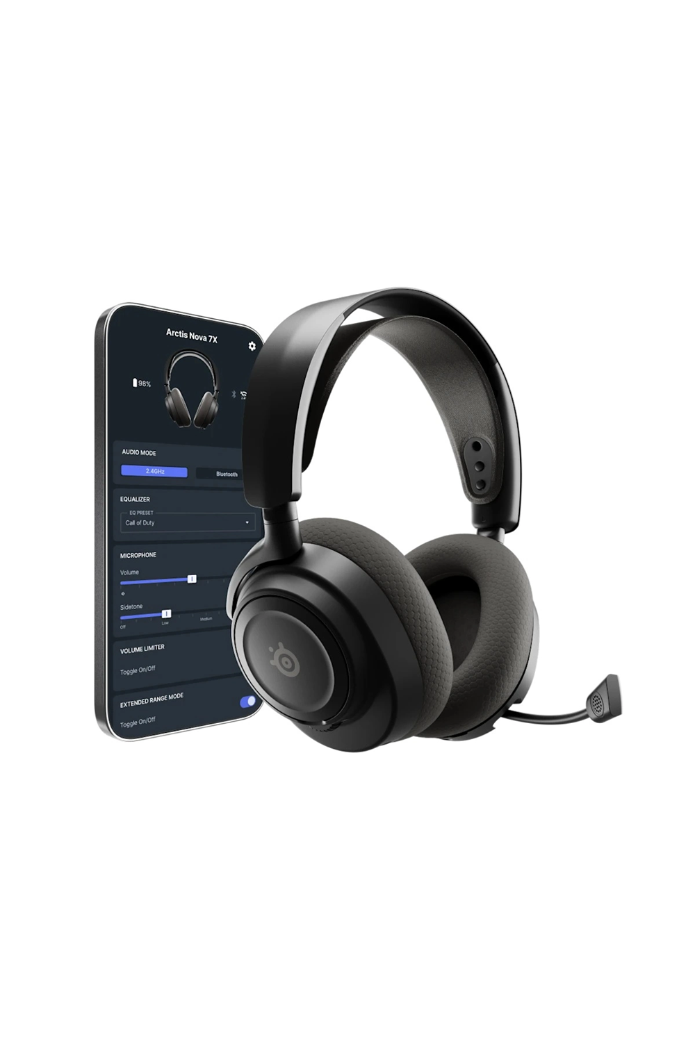 SteelSeries Arctis Nova 7X Gen 2 SSH61758 Kablosuz Gaming Siyah