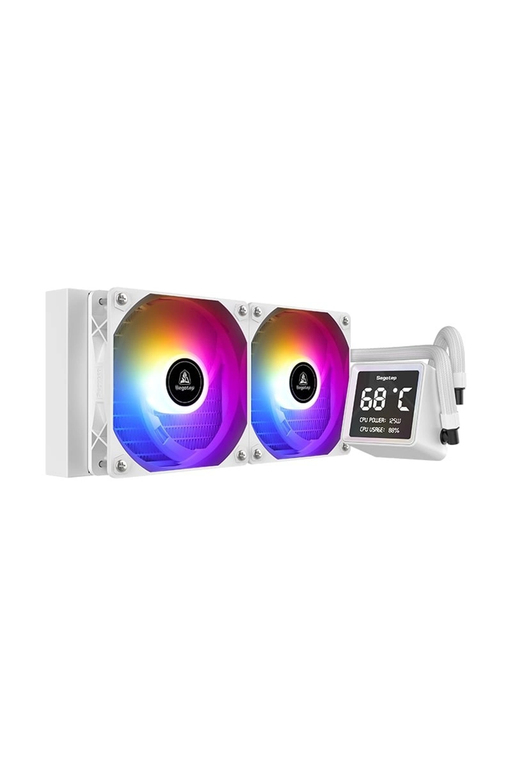 Segotep BeAced 240 Beyaz 240mm Sıvı Soğutucu