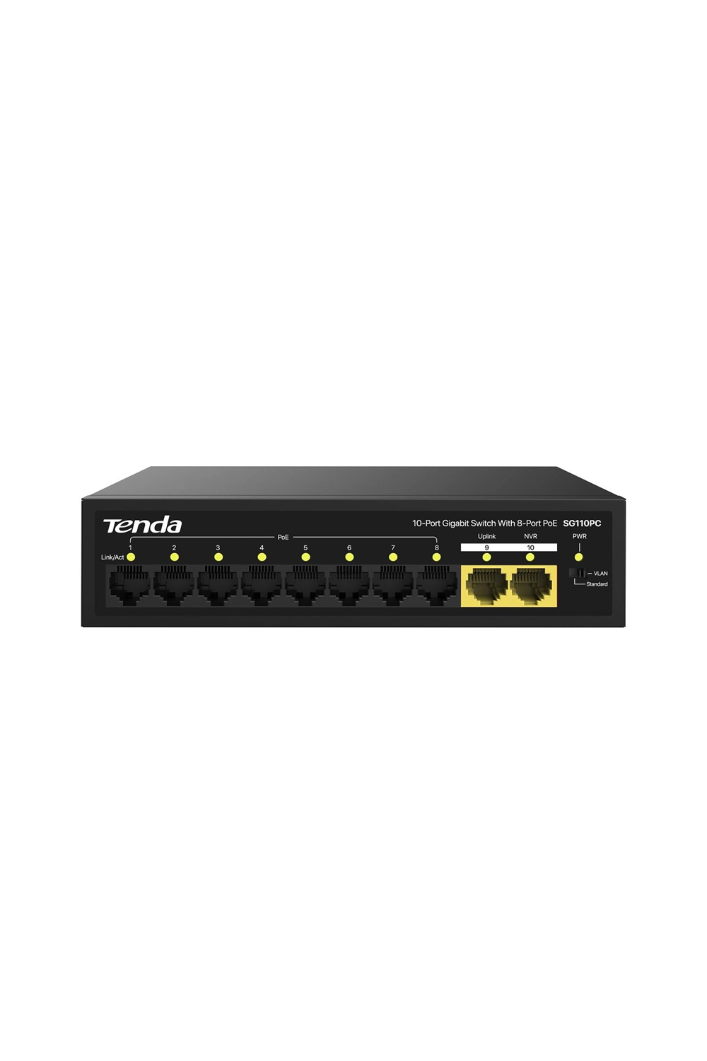 Switch Tenda SG110PC 10 Port Gigabit Lite PoE Switch with 8-Port PoE
