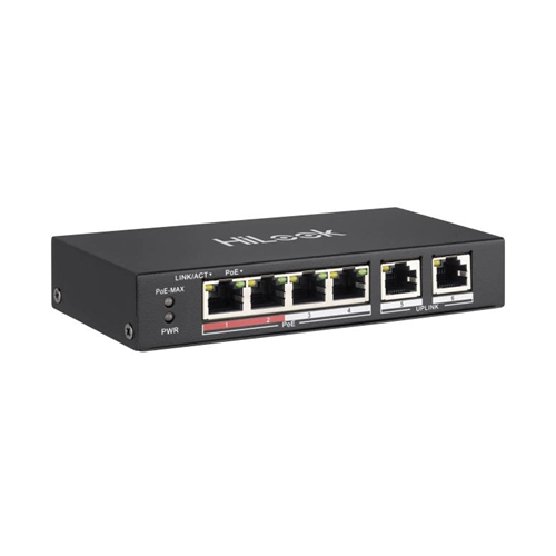 Switch HiLook NS-0106P-35 4Xfe + 2Xge 35W Poe