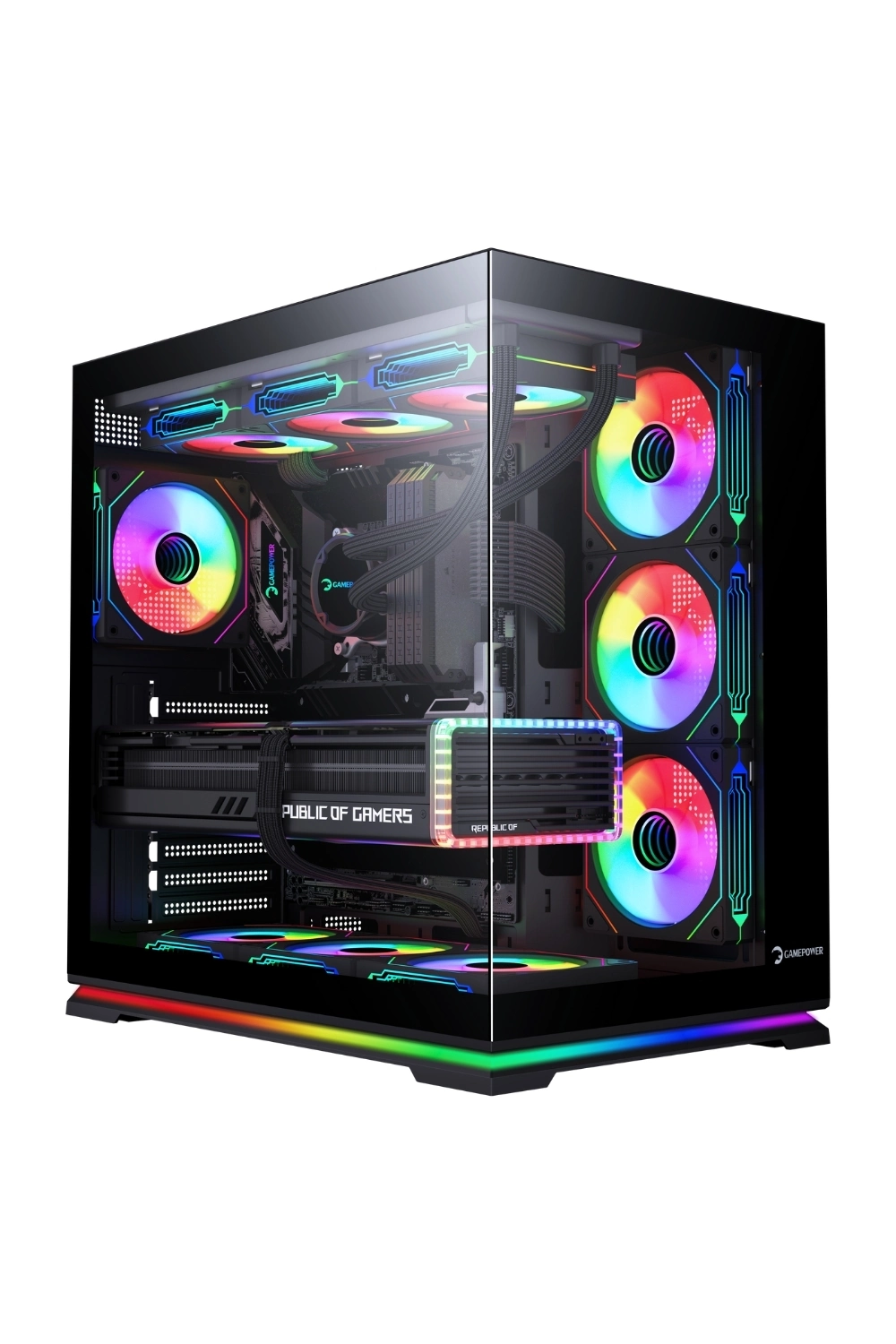 GamePower Warcry Selsei 4xARGB Fan Led Strip 750W 80+ Bronze ATX Gamin