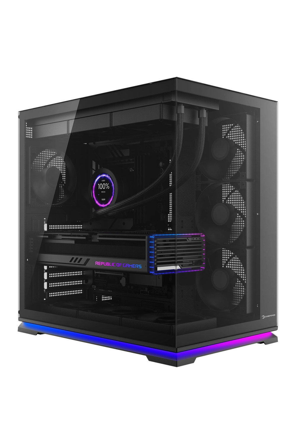 GamePower Warcry Selsei 4xARGB Fan Led Strip 750W 80+ Bronze ATX Gamin