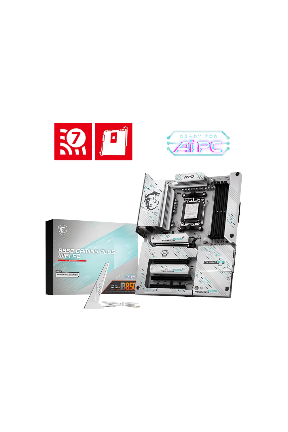 Msi B850 Gaming Plus Wifi Pz Ddr5 8200(OC)Mhz Wi-Fi 7 Atx Am5