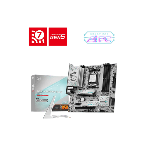 Msi B850M Gaming Plus WiFi 8200+ MT/s (OC) Wi-Fi 7 mAtx Am5