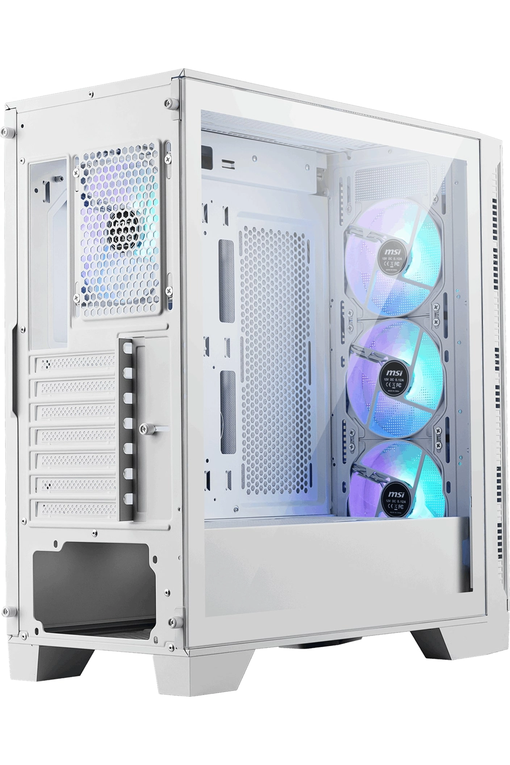 Kasa Msi Mag Forge 320R Airflow 3X120 Arg Mid-Tower Beyaz Atx Kasa