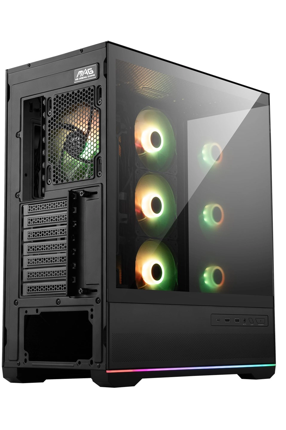 Msi Mpg Pano 110R PZ Siyah 4xARGB Fan USB 3.2 ATX Mid Tower