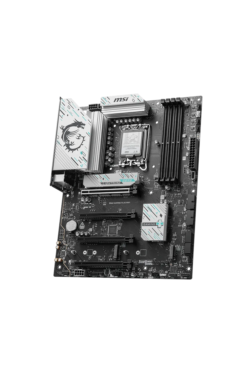 Msi B860 Gaming Plus WiFi DDR5 8800+(OC)MHz Wi-Fi 7 ATX 1851