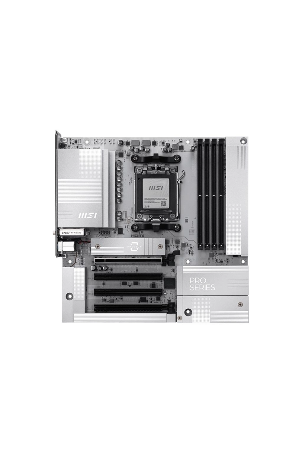 Msi Pro B850M-A WiFi Pz DDR5 Am5 Ddr5 8200MHz+(OC)MHz Wi-Fi 7 mATX