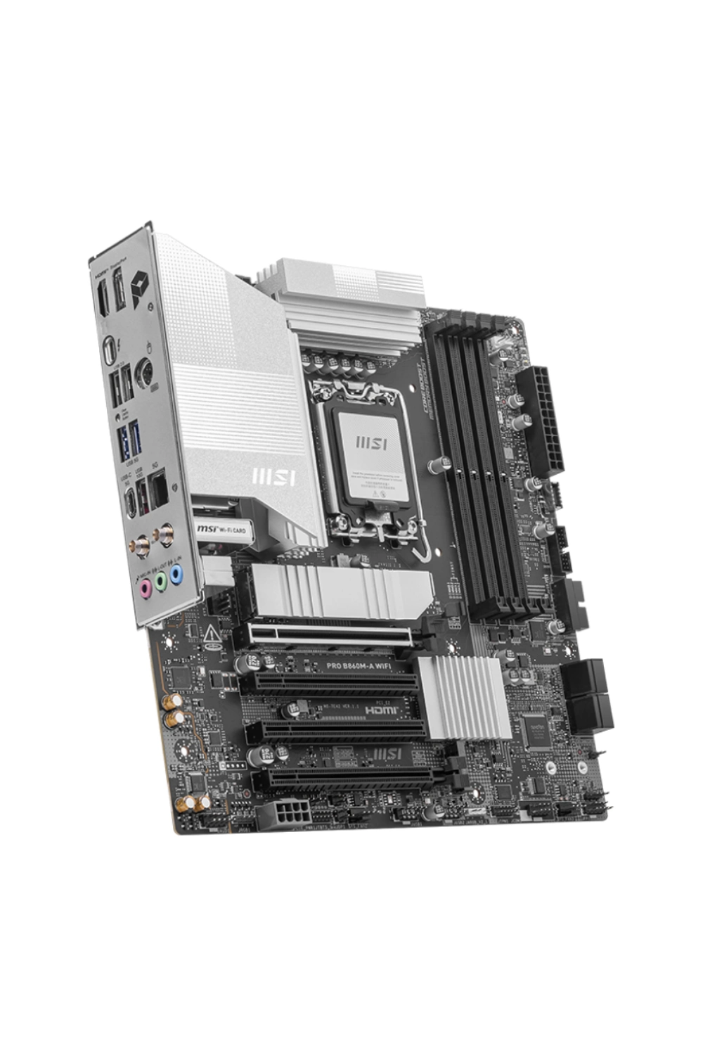 Msi Pro B860M-A WiFi DDR5 8800+(OC)MHz Wi-Fi 7 mATX 1851