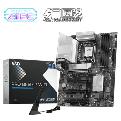 Msi Pro B860-P WiFi Ddr5 8800+(OC)MHz Wi-Fi 7 ATX 1851
