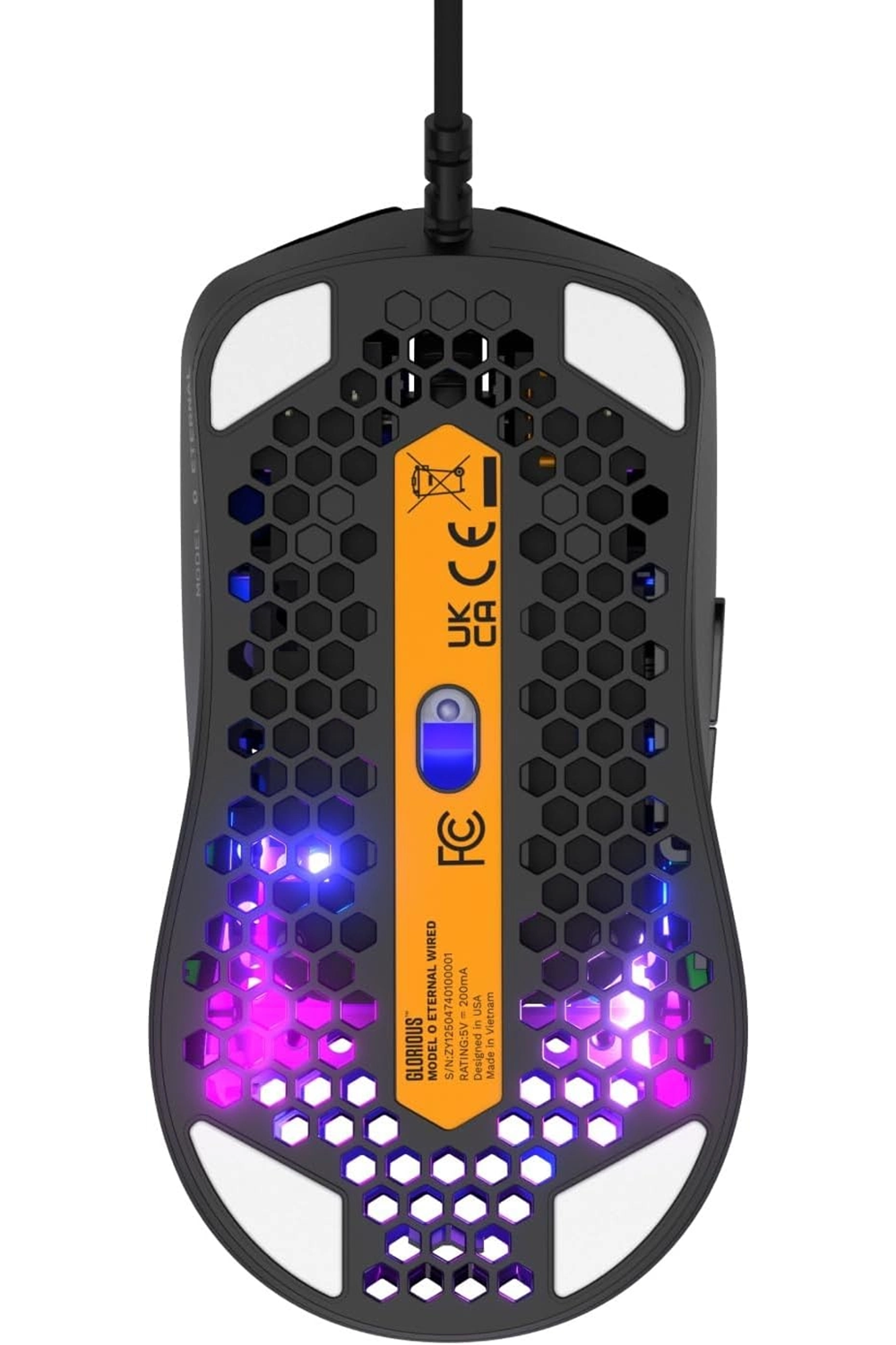 Glorious Model O Eternal GLO-OE-W-BLK Siyah RGB Optik Kablolu