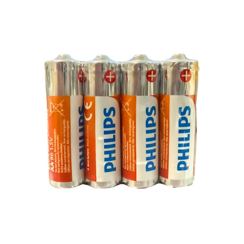 PHILIPS R6L4F/10 Longlife Çinko AA 4lü Pil