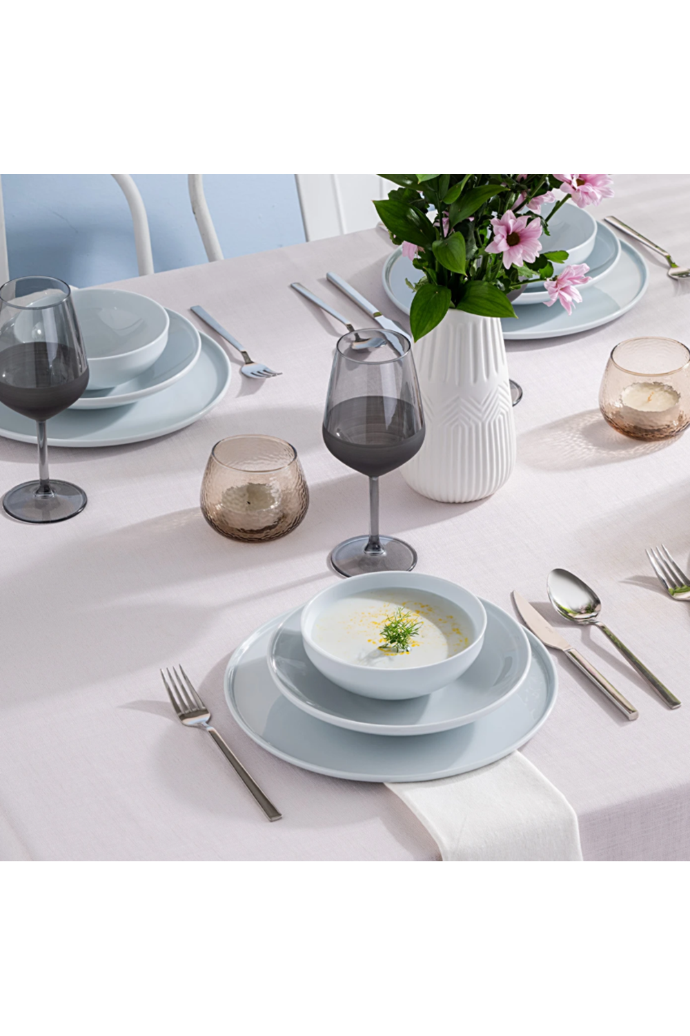 İSTANBUL PORSELEN SARA 18 PARÇA YMT, GRİ