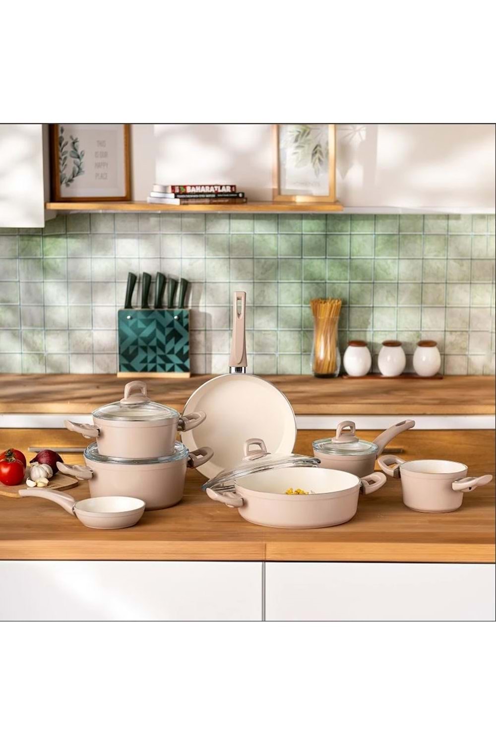 EMSAN CRYSTAL TENCERE SETİ 11 PRÇ, ROSE