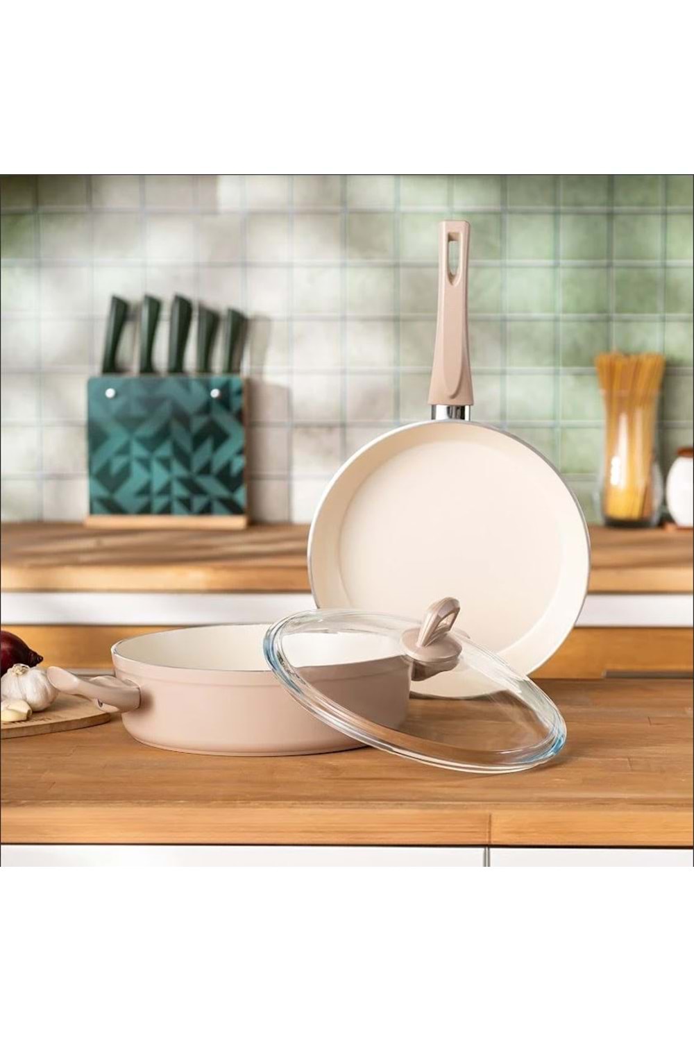 EMSAN CRYSTAL TAVA SETİ 3 PRÇ, ROSE