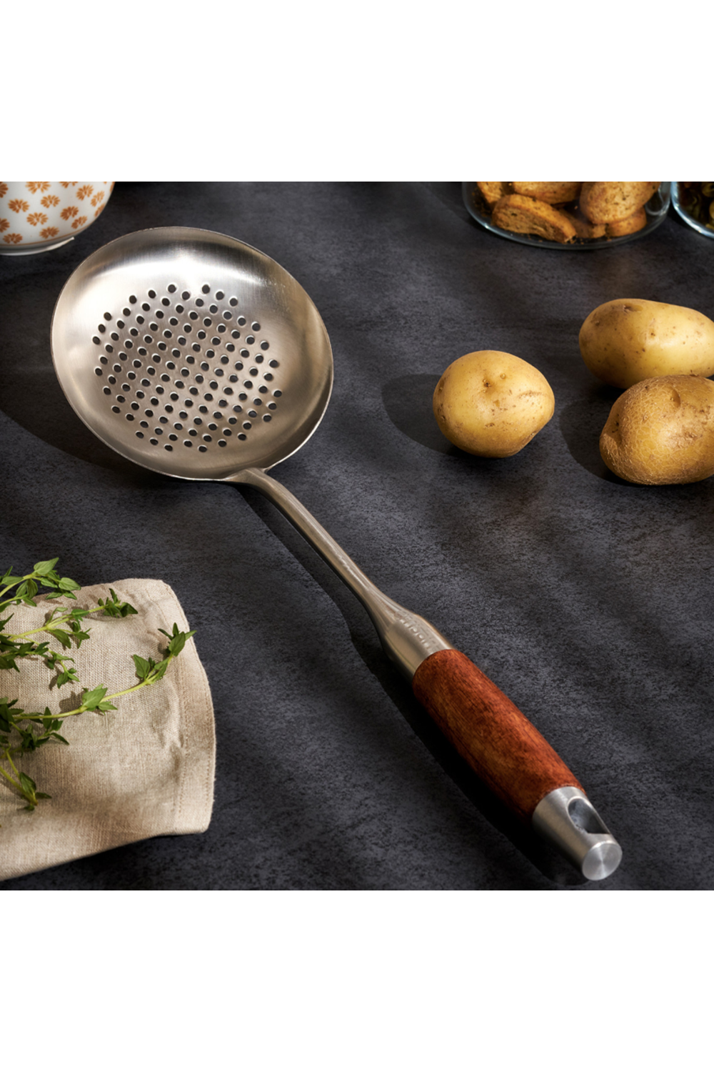 EMSAN WOODY PASLANMAZ ÇELİK KEVGİR