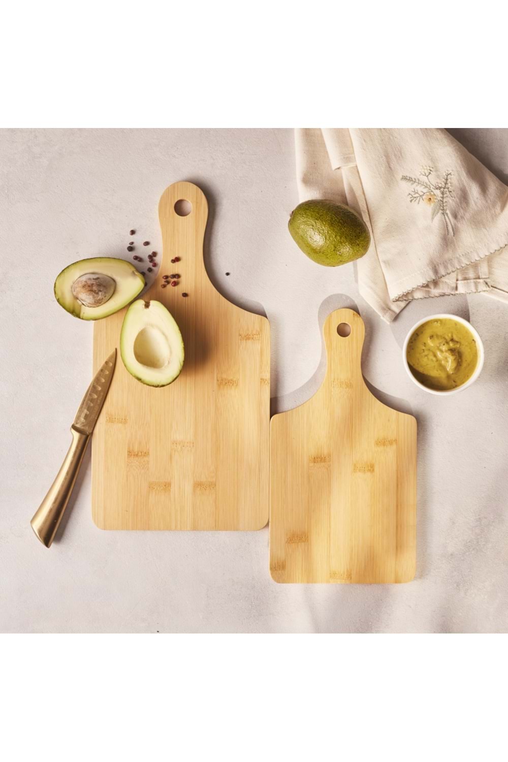 EMSAN BAMBU ARVİN 2Lİ KESME TAHTASI