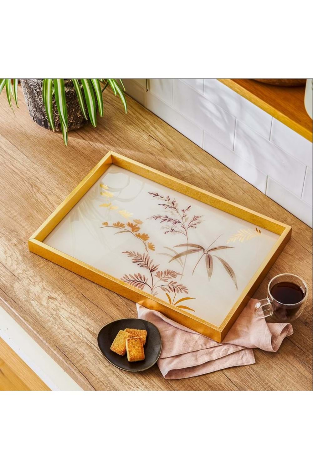 EMSAN FELİTA TEPSİ GOLD 31X46 CM