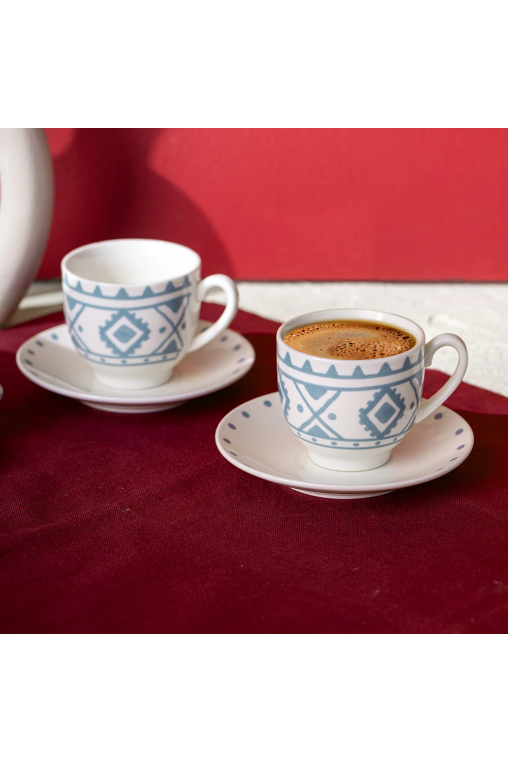 EMSAN ETHNIC AZUR NEW BONE 2 KİŞİLİK KAHVE FİNCANI