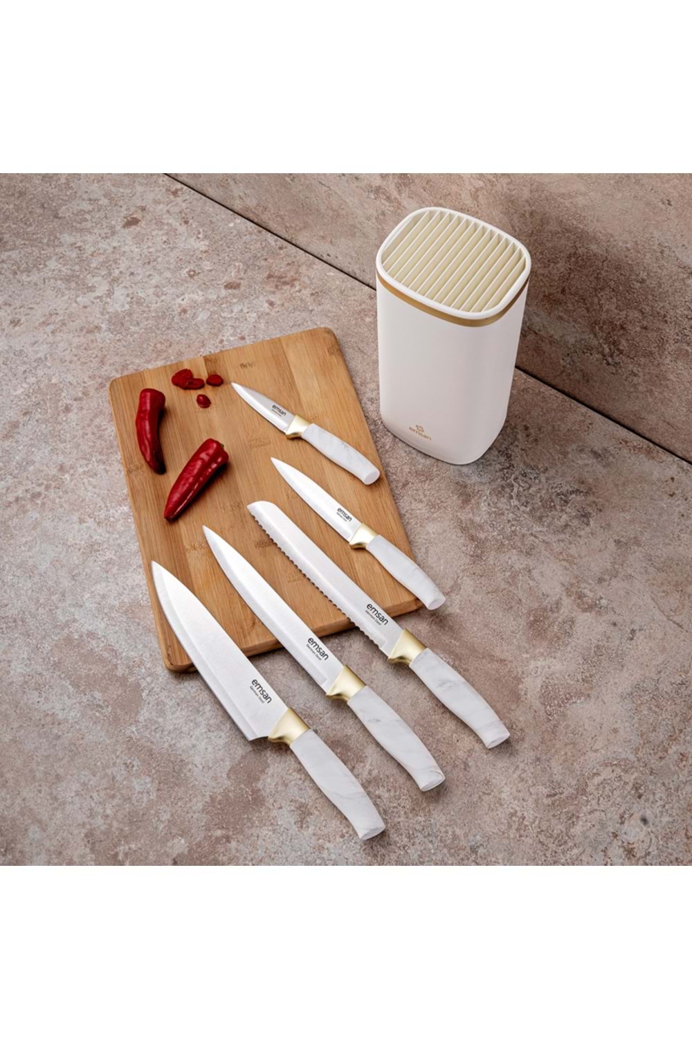 EMSAN ARTISAN GERMAN STEEL BIÇAK SETİ