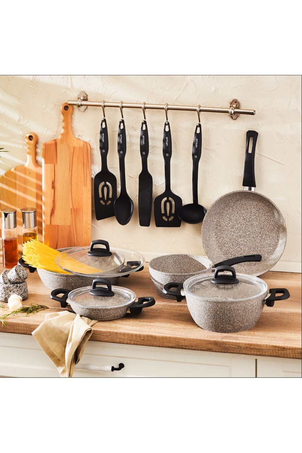 EMSAN NEW HARMONY 13 PARÇA TENC SETİ