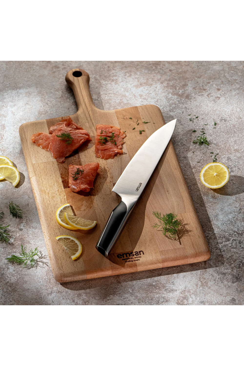 EMSAN PRO KNIFE ŞEF BIÇAĞI, SİYAH