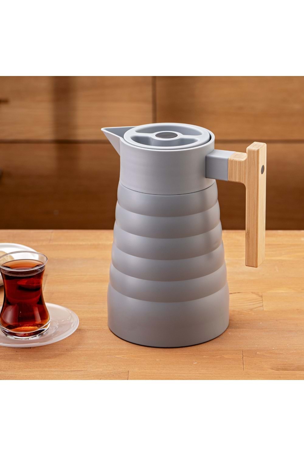 EMSAN EMBOSS TERMOS, 2 LT, GRİ