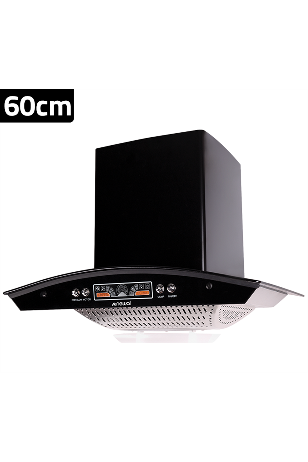 HOD3860/02 Newal Siyah Davlumbaz 60cm