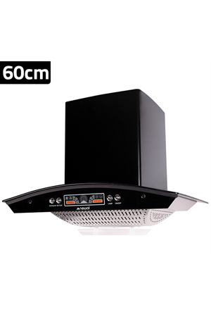 HOD3860/02 Newal Siyah Davlumbaz 60cm