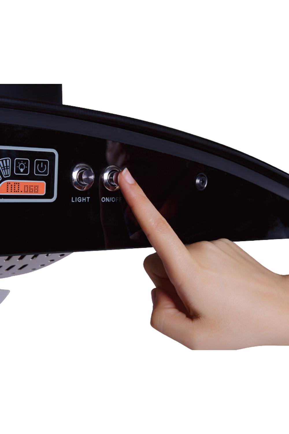 HOD3860/02 Newal Siyah Davlumbaz 60cm