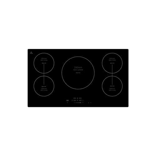 EVKAIH905B Evvoli İndiksiyon Ocak Ankastre 90cm