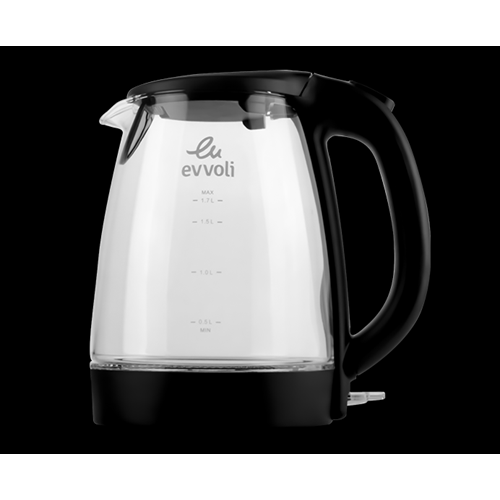 Evvoli EVKA-KE17MB Cam Su Isıtıcı 1.7L