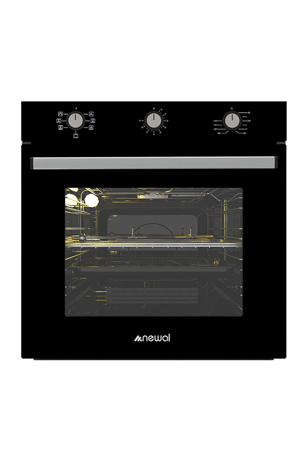 BOV893/2 Newal Siyah Ankastre Fırın