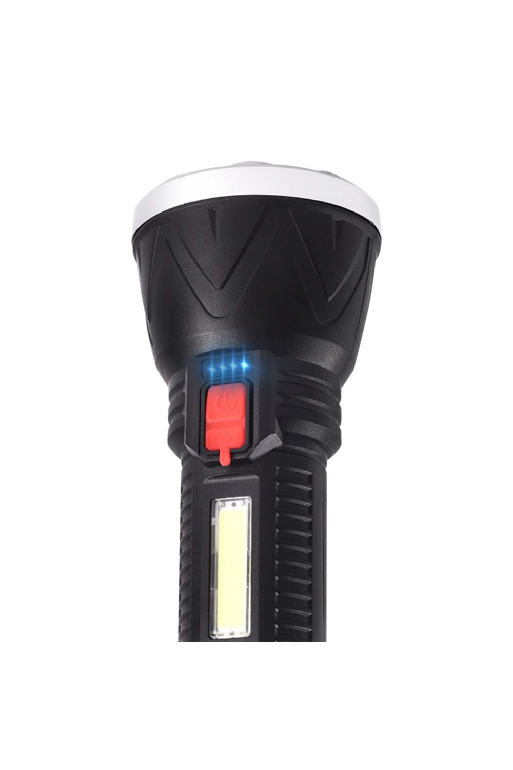 21496 PM 9+1 Ledli Mini Disko Toplu Şarjlı El Feneri