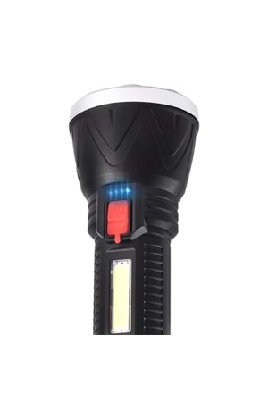 21496 PM 9+1 Ledli Mini Disko Toplu Şarjlı El Feneri