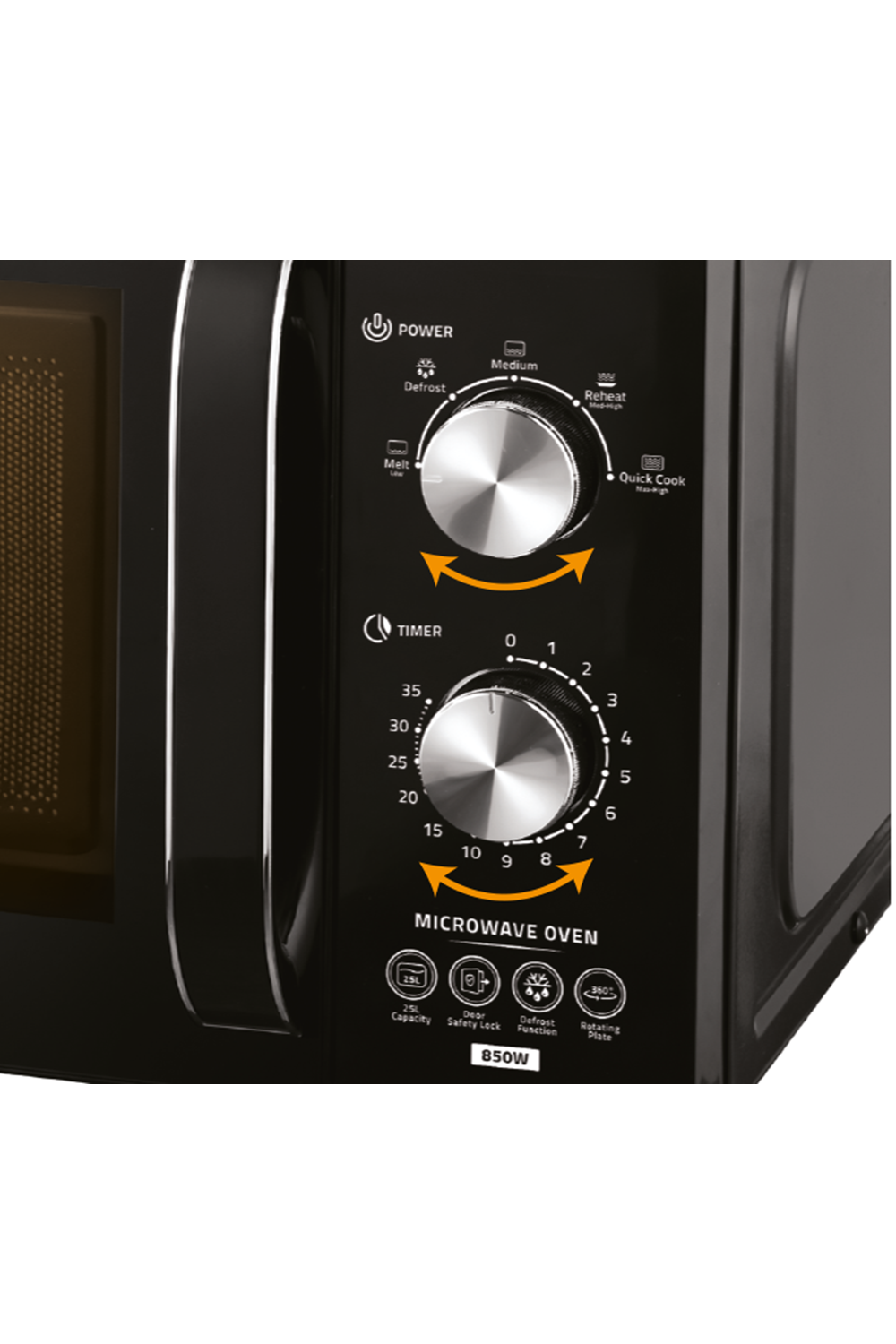 Newal MWO267/1 Beyaz Mikrodalga 25L