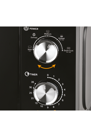 Newal MWO265/2 Siyah Mikrodalga 20L