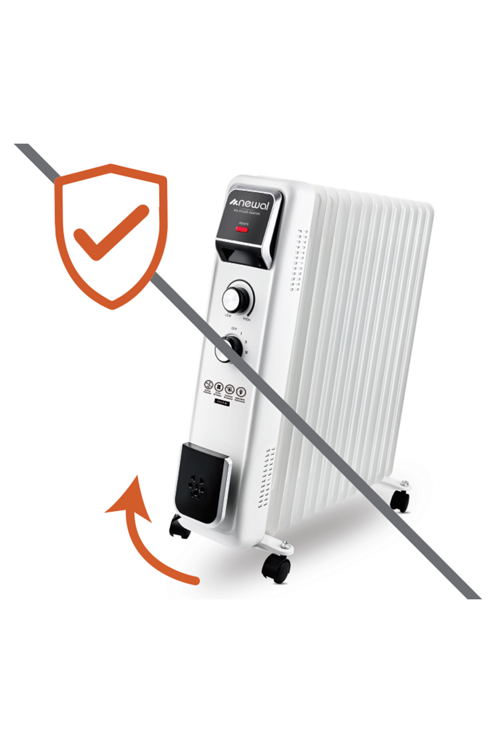 Newal QHT162 Radyatör Isıtıcı 13 Dilim