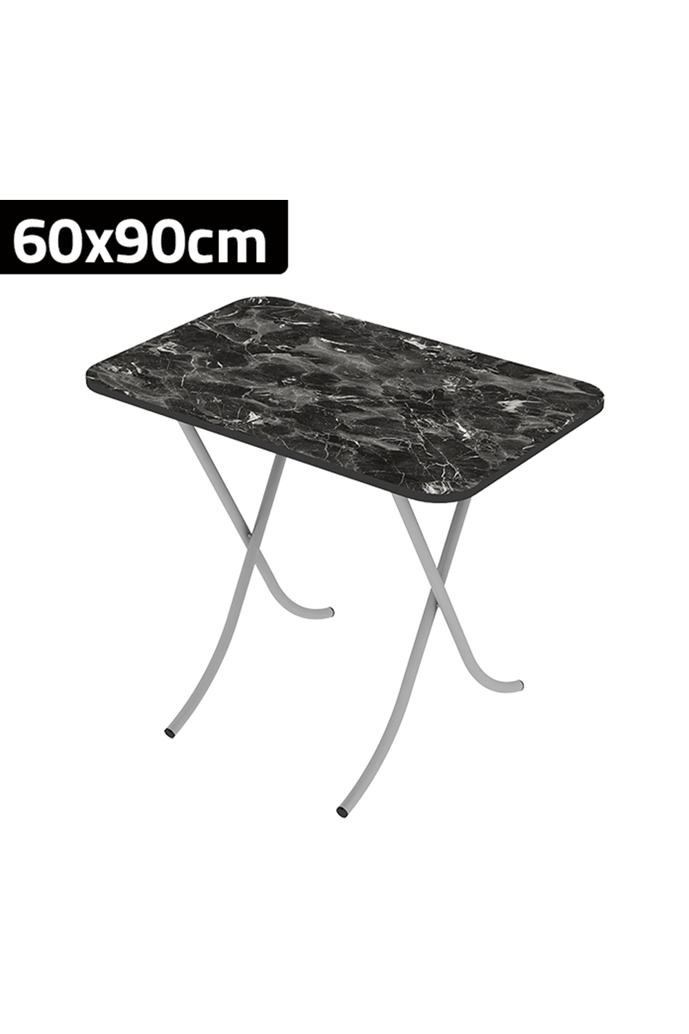 Newal M827/2 Siyah Katlanabilir Masa 60x90cm