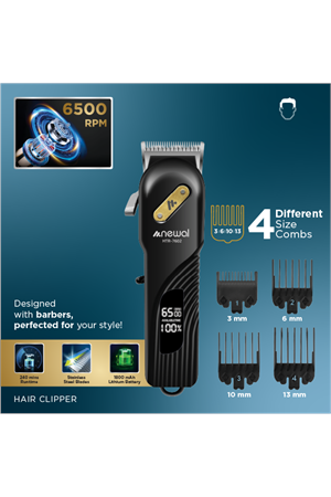 Newal HTR7602 Şarjlı Saç Sakal Kesme Makinesi