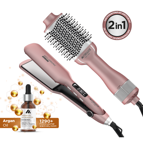 Newal HST7265 Saç Düzleştirici & Şekillendirici 2li Set