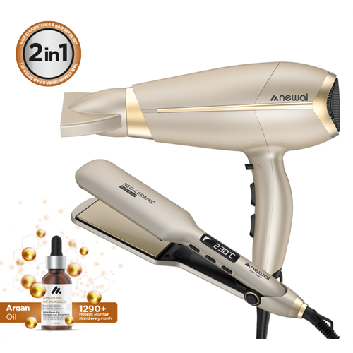 Newal HST7267 Saç Düzleştirici & Kurutucu 2li Set