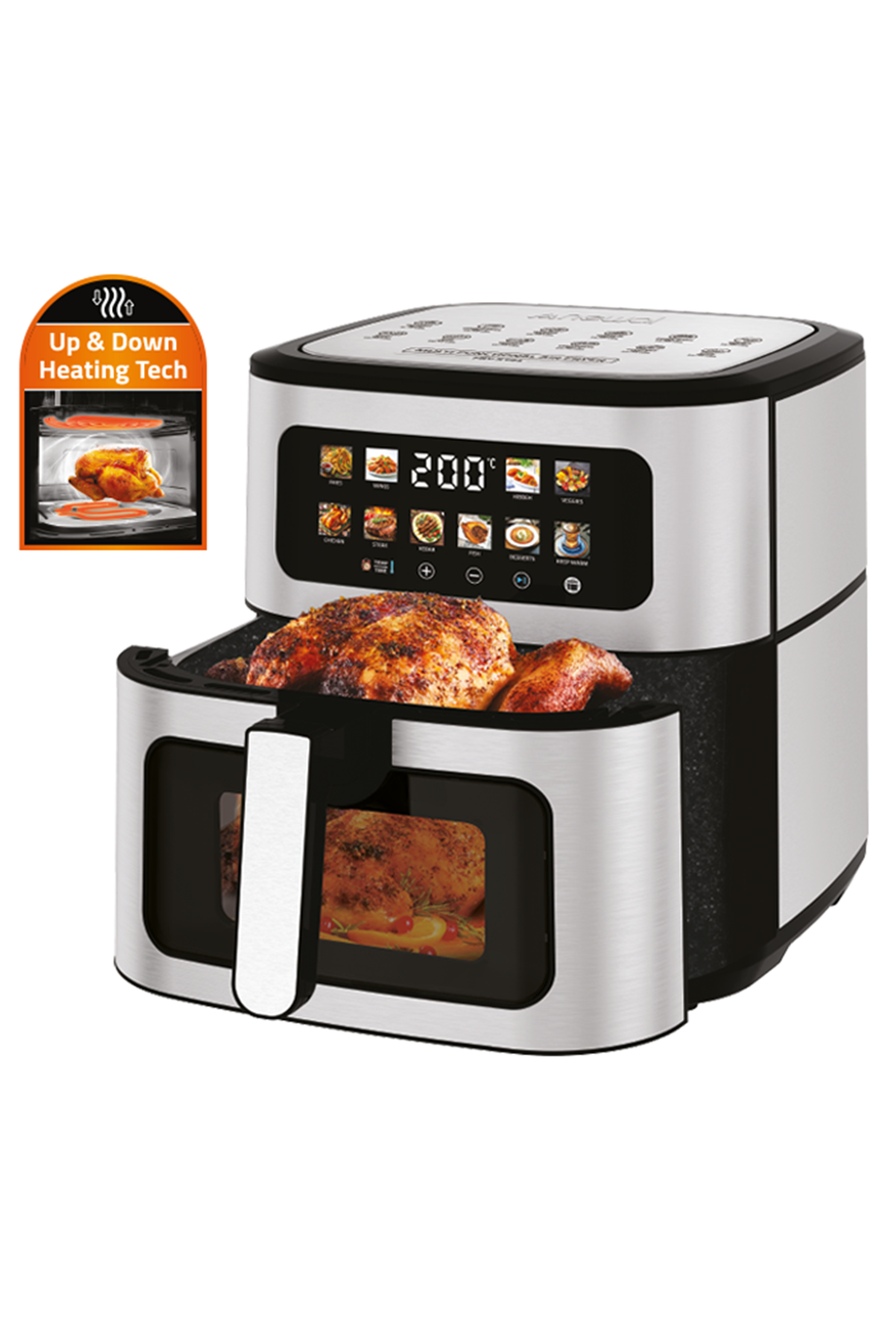 Newal FRY5184 Airfryer Dijital 8L