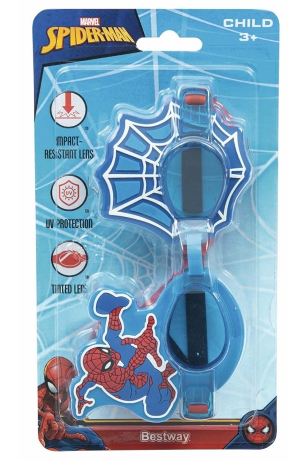 BESTWAY GOGGLE DELUX SPIDERMAN